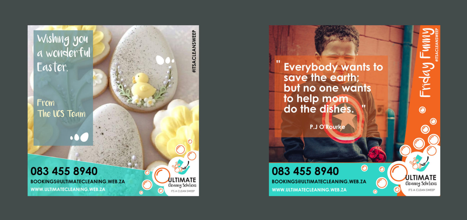 Ultimate Cleaning Solutions Social Media