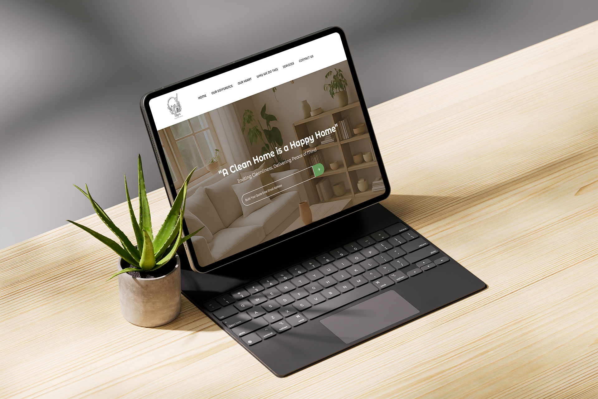 Angi's Cleaning Service Website