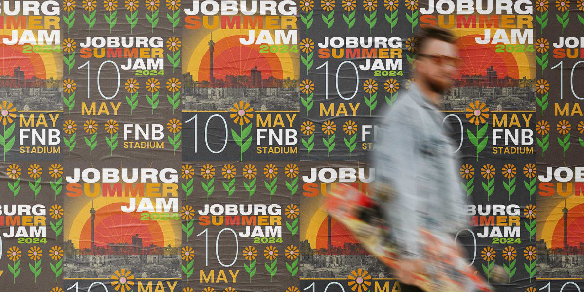 Poster Design Mockup - Johannesburg Summer Jam