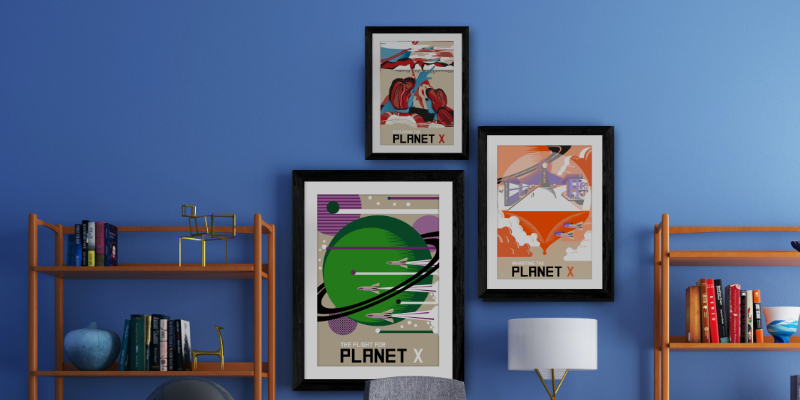 Various Vector Illustrated Posters