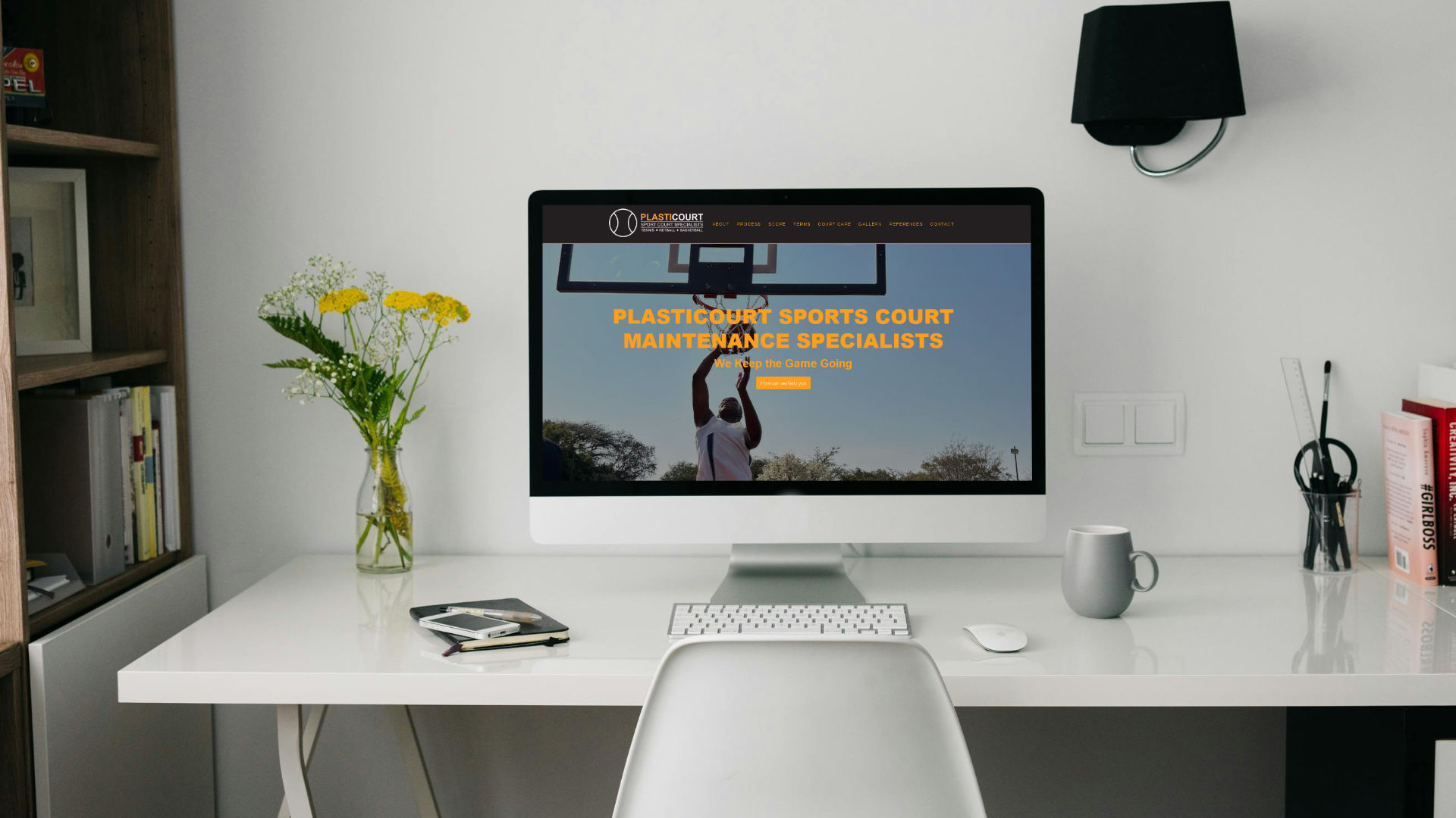 Plasticourt - One Page Web Design