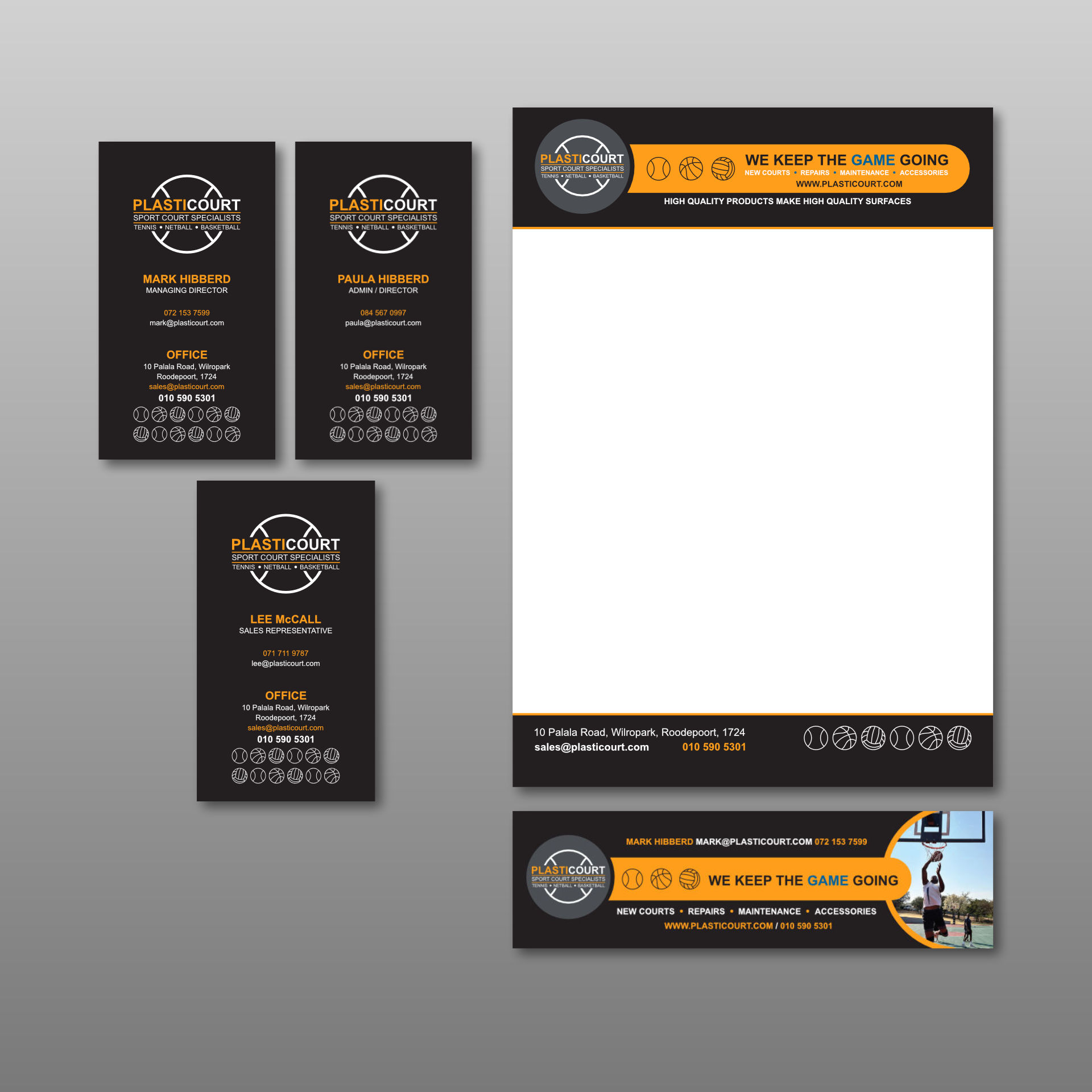 Plasticourt - Stationery Design and Buisness Cards