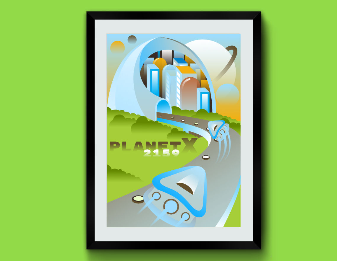 Poster Design - Planet X 2159
