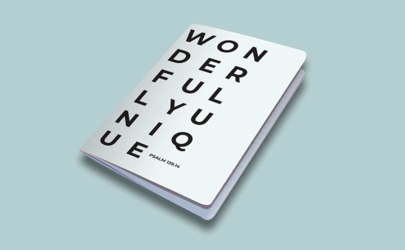 Atonement Wonderfully Unique Notebook Graphic - Six Foot Design